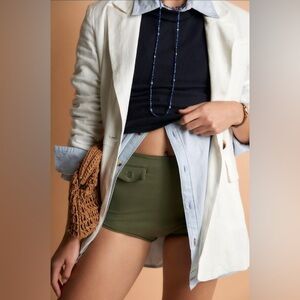 FreePeople DownTown Pocket Shortie-Briefs in Army